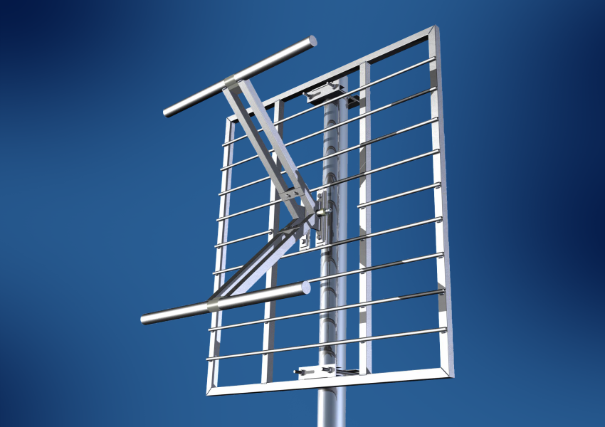 Antena VHF Painel Duplo Dipolo