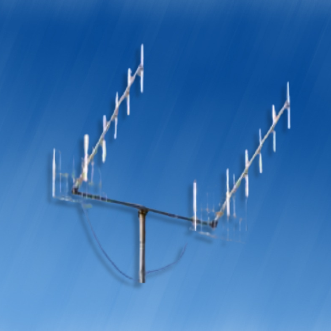 Antena FM Yagi Dupla com Refletor
