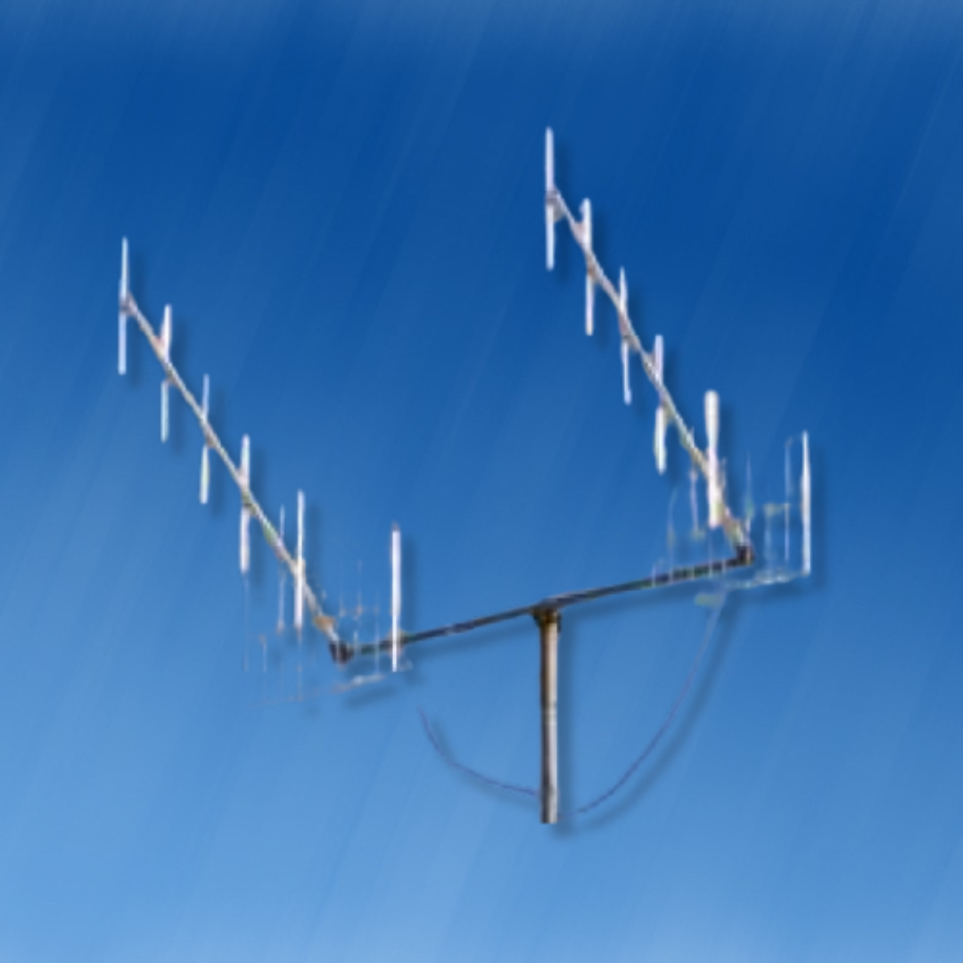 Antena FM Yagi Dupla com Refletor