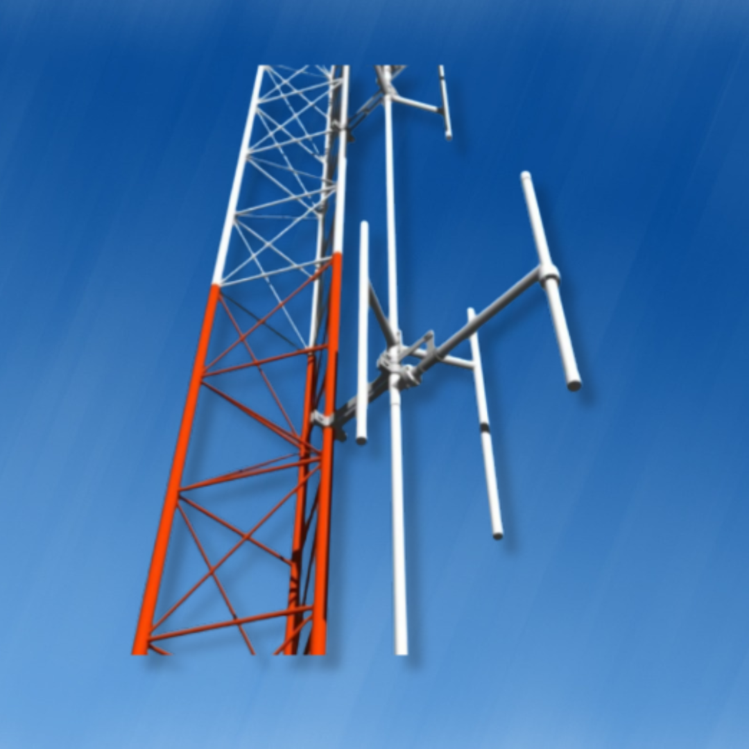 Antena FM Dipolo com Refletor