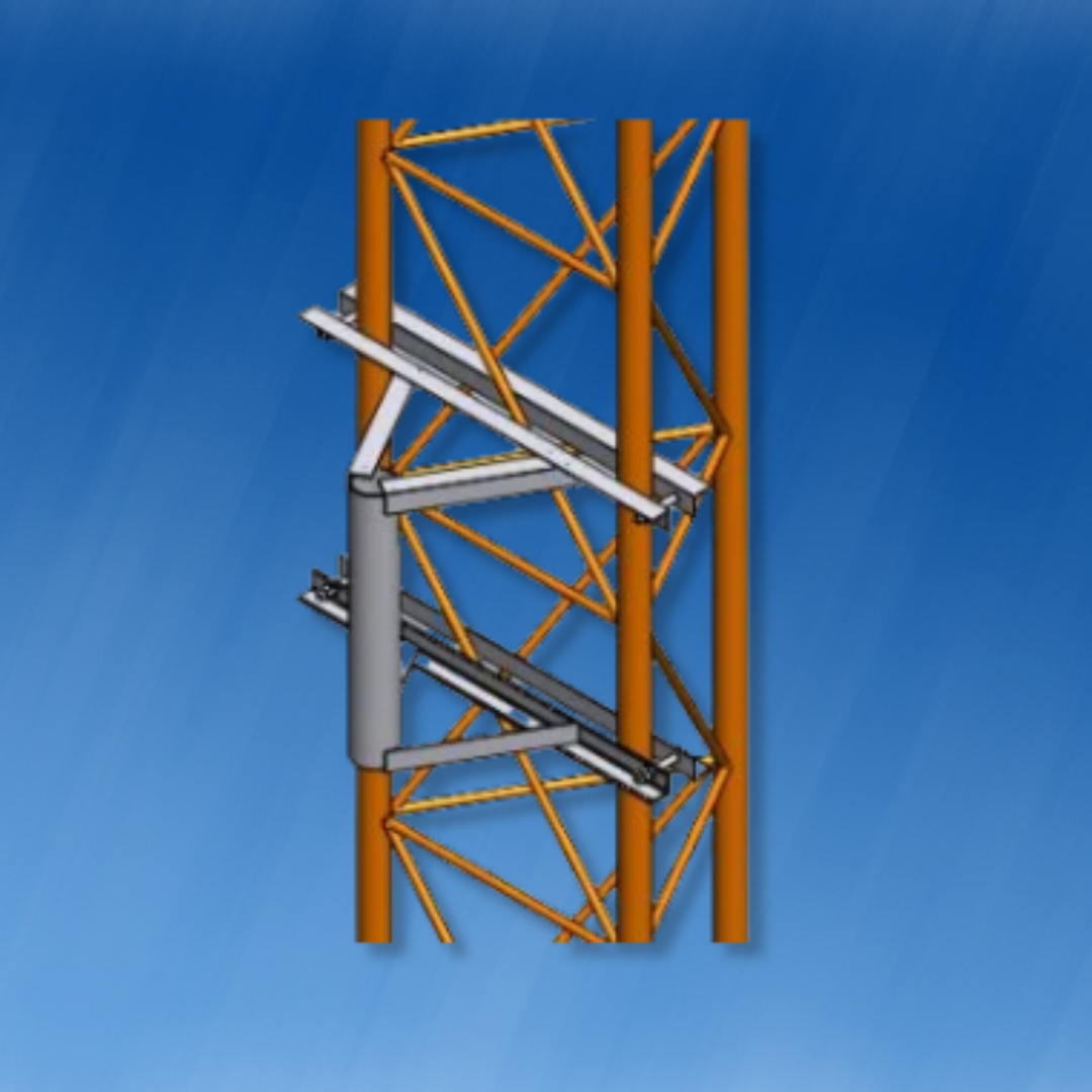 Cavalete Fixo para Face de Torre