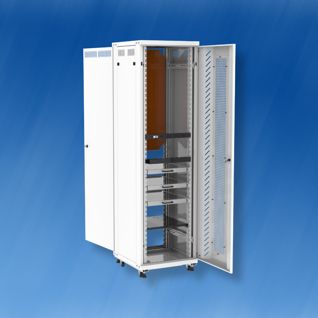 Rack Indoor 44U Pesonalizado Porta Tela​