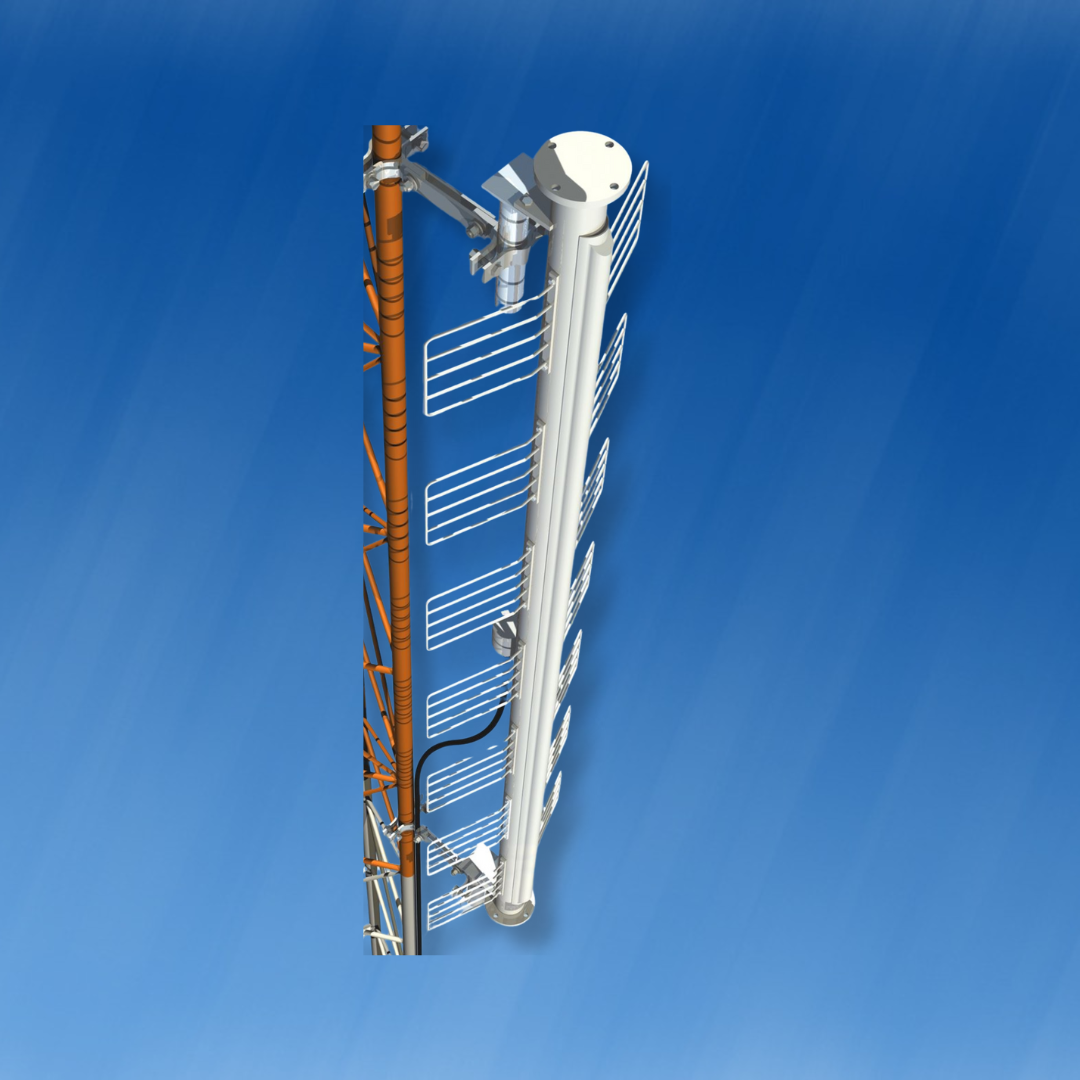 Antena Slot UHF para Retransmissão (Gap-Filler) com Polarização Horizontal