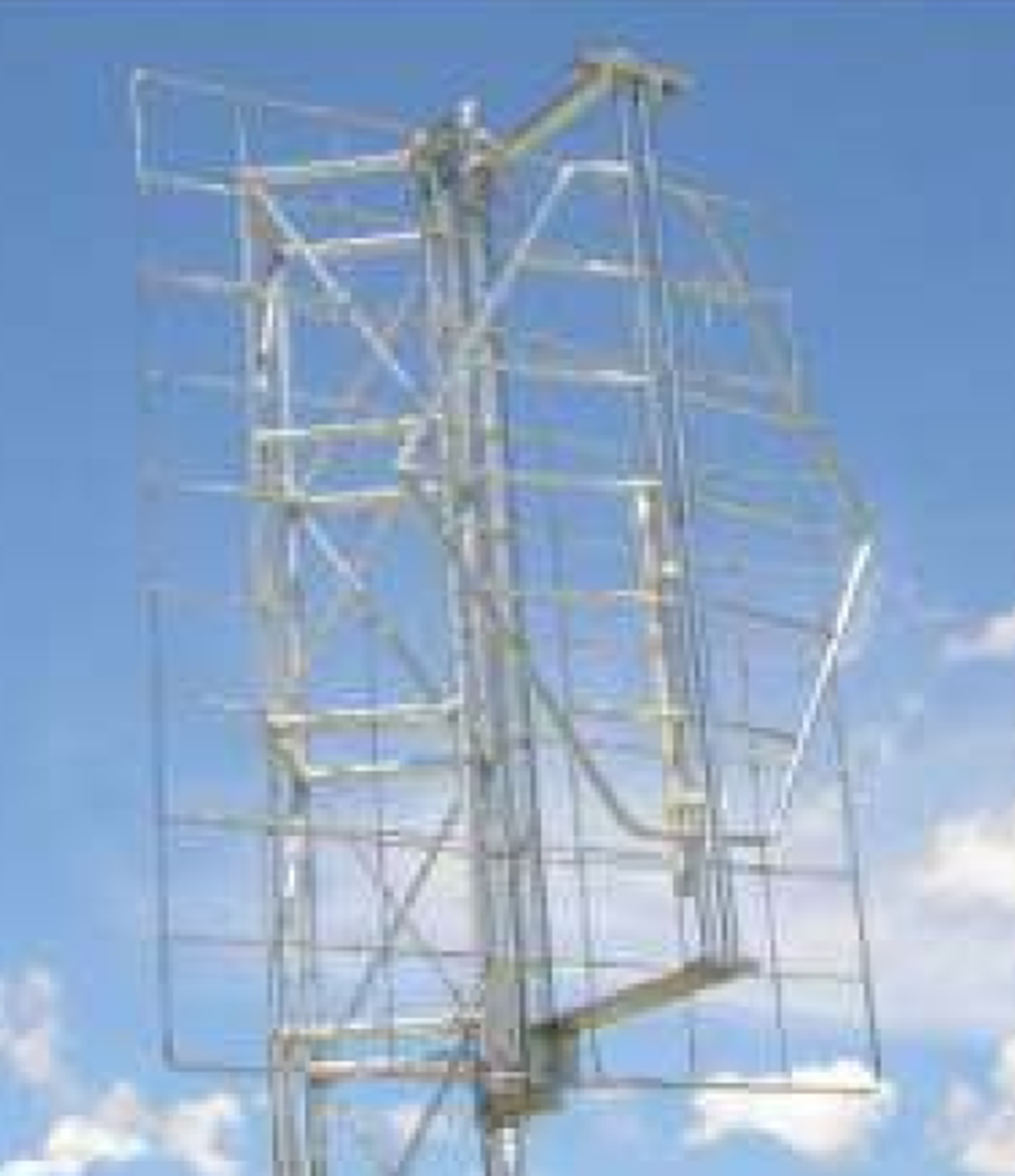 Antena VHF Painel Duplo Delta